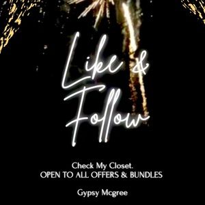 Like & Follow.  View my closet, New items daily. Accepting offers and bundles!!!